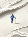 Golf Sport par Couteau à palette detail1 art mural minimalisme